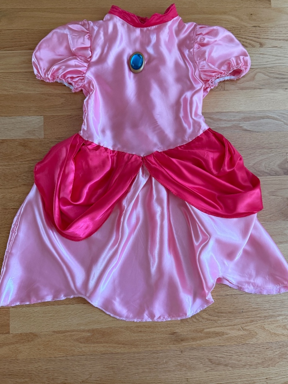 NWT Super Mario Princess Peach Costume Pink Dress Size Large 10-12